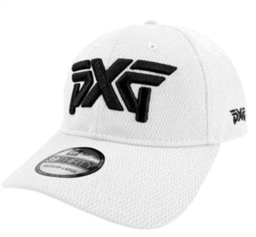 NEW PXG unisex stretch fit golf hat in white